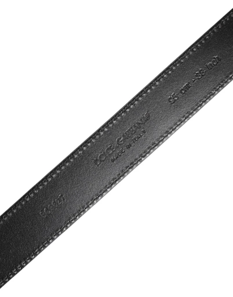 Dolce & Gabbana Leather Metal Buckle Men's Belt 4