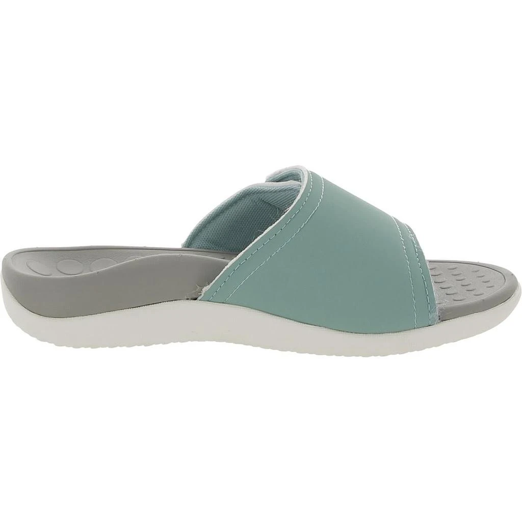 VIONIC 24 Kiwi Mens Faux Leather Slip On Slide Sandals 2