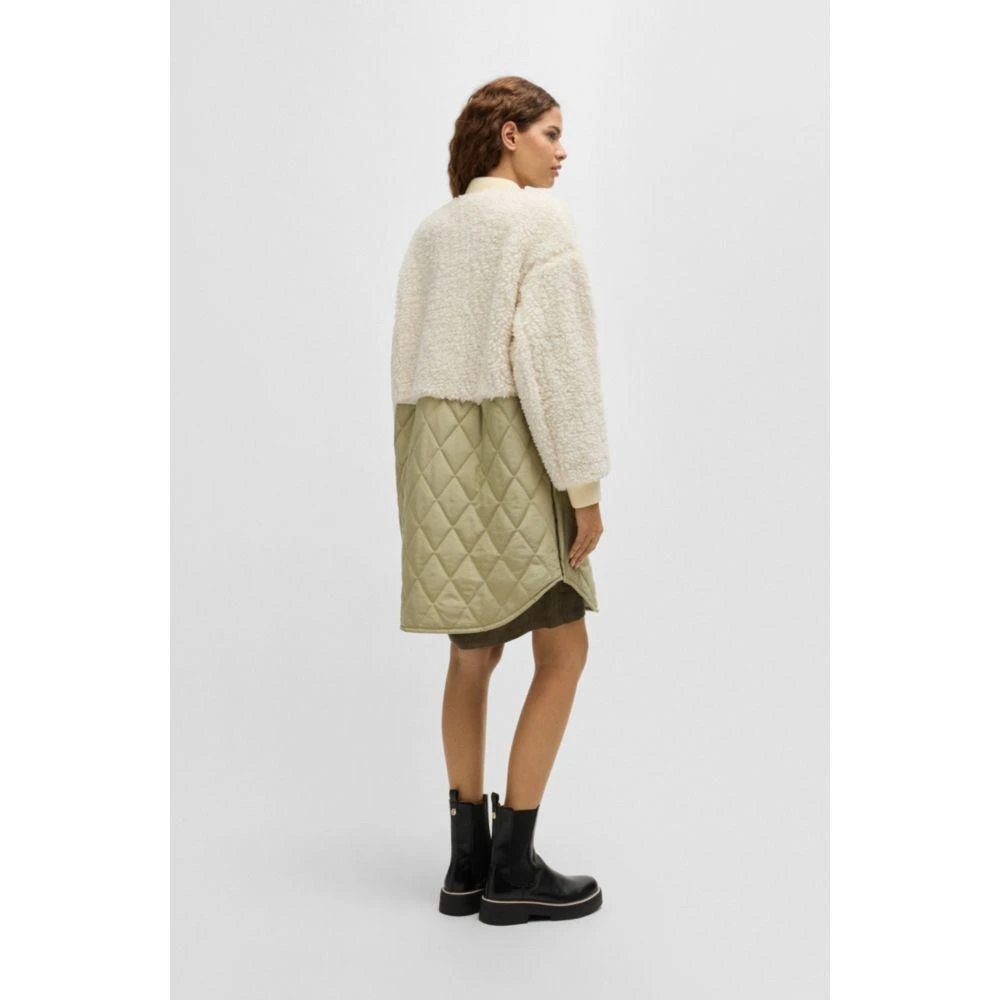 Hugo Boss Teddy-paneled quilted jacket 4