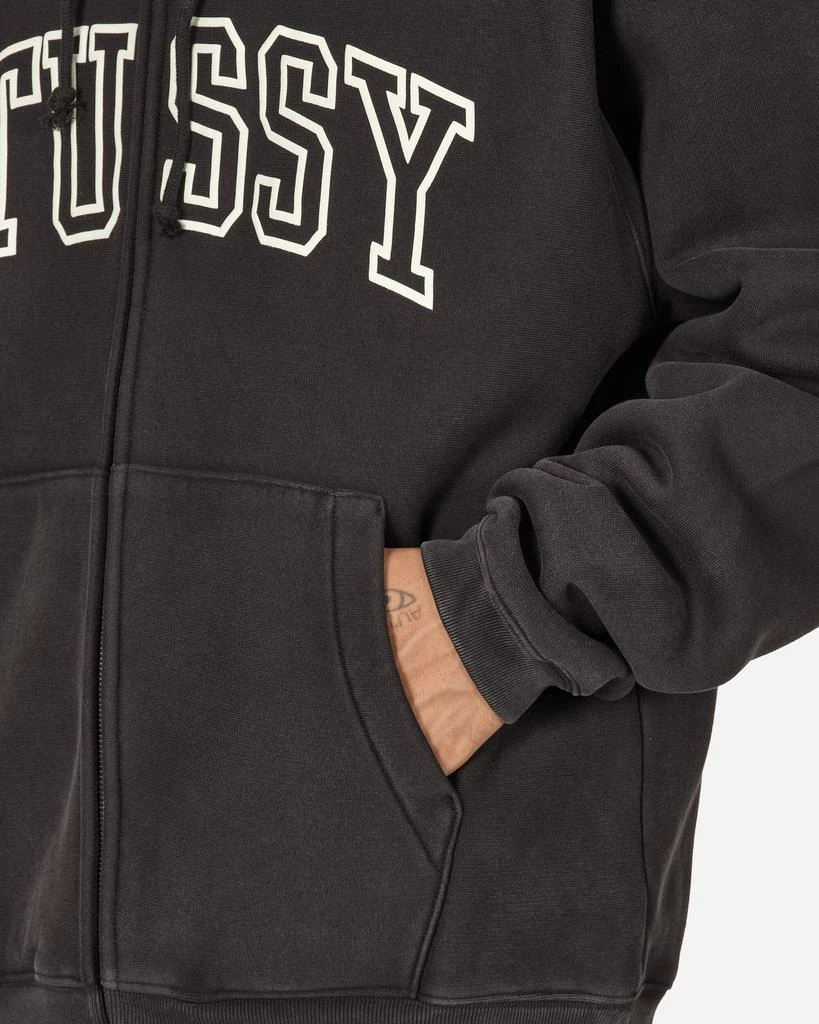 STUSSY Outline Zip Hoodie Black 5