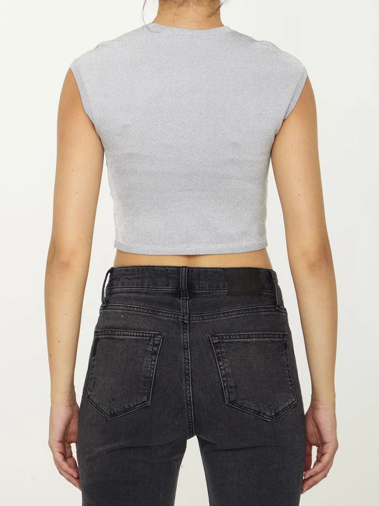 Alexander Wang Lurex Crop Top 4