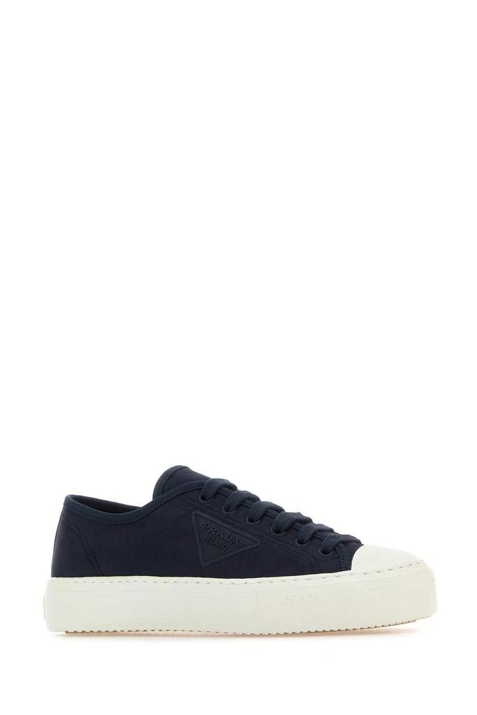 Prada Navy blue fabric sneakers 1