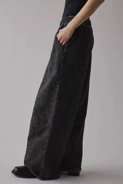 Jaded London Jaded London Charcoal Leopard Marled Monster Jogger 4