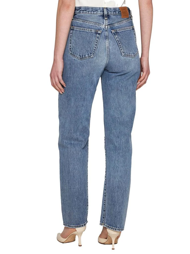 Totême Totême Logo Patch Straight-Leg Jeans 3