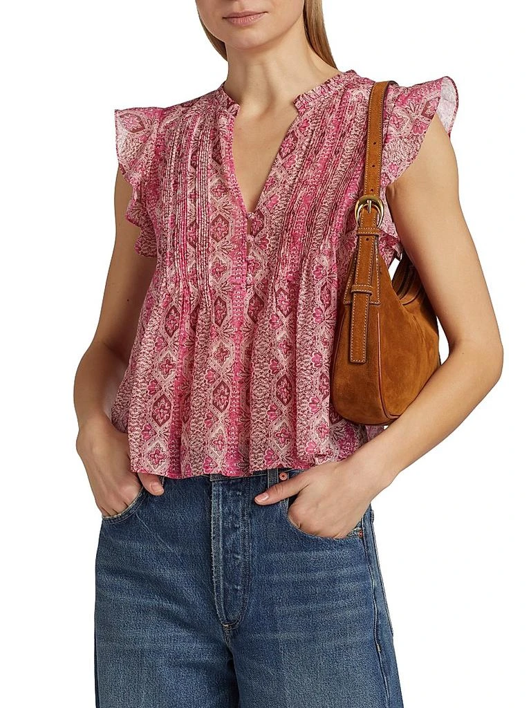 Paige Idris Cotton-Silk Top 3