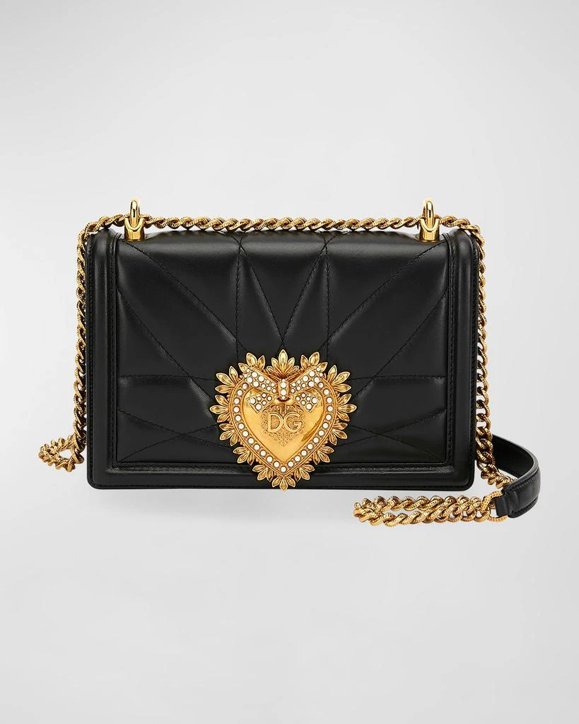Dolce & Gabbana Devotion Medium Quilted Crossbody Bag 1