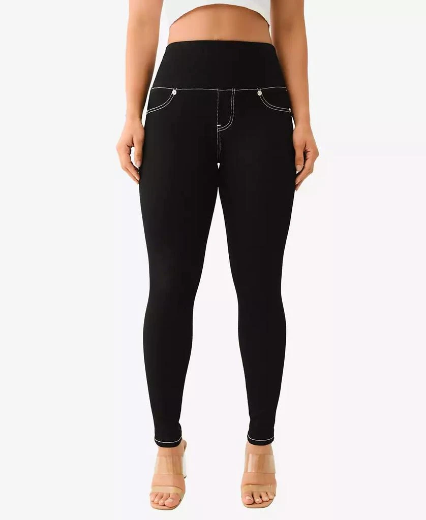 True Religion Women's Truly Snatched Jennie Pull On Jeans 1