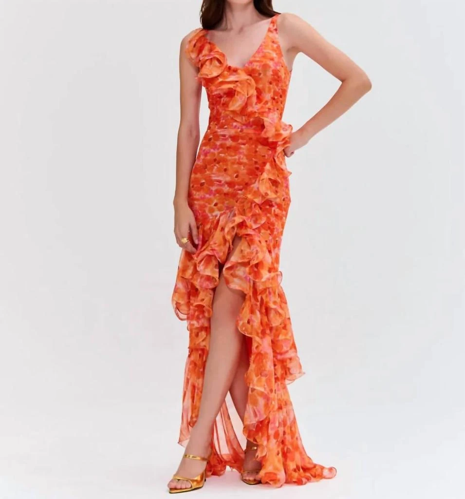 PatBO Patbo - Myosotis Flutter Gown