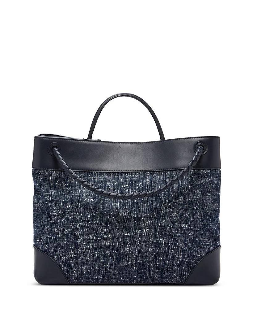 Bottega Veneta Large Andiamo Denim Top Handle Bag 9