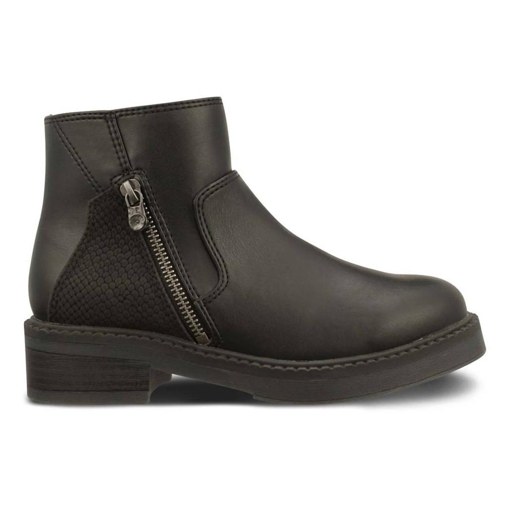 Blowfish Women's Malibu Vienna Chelsea Boots In Black Far Out/hibernator