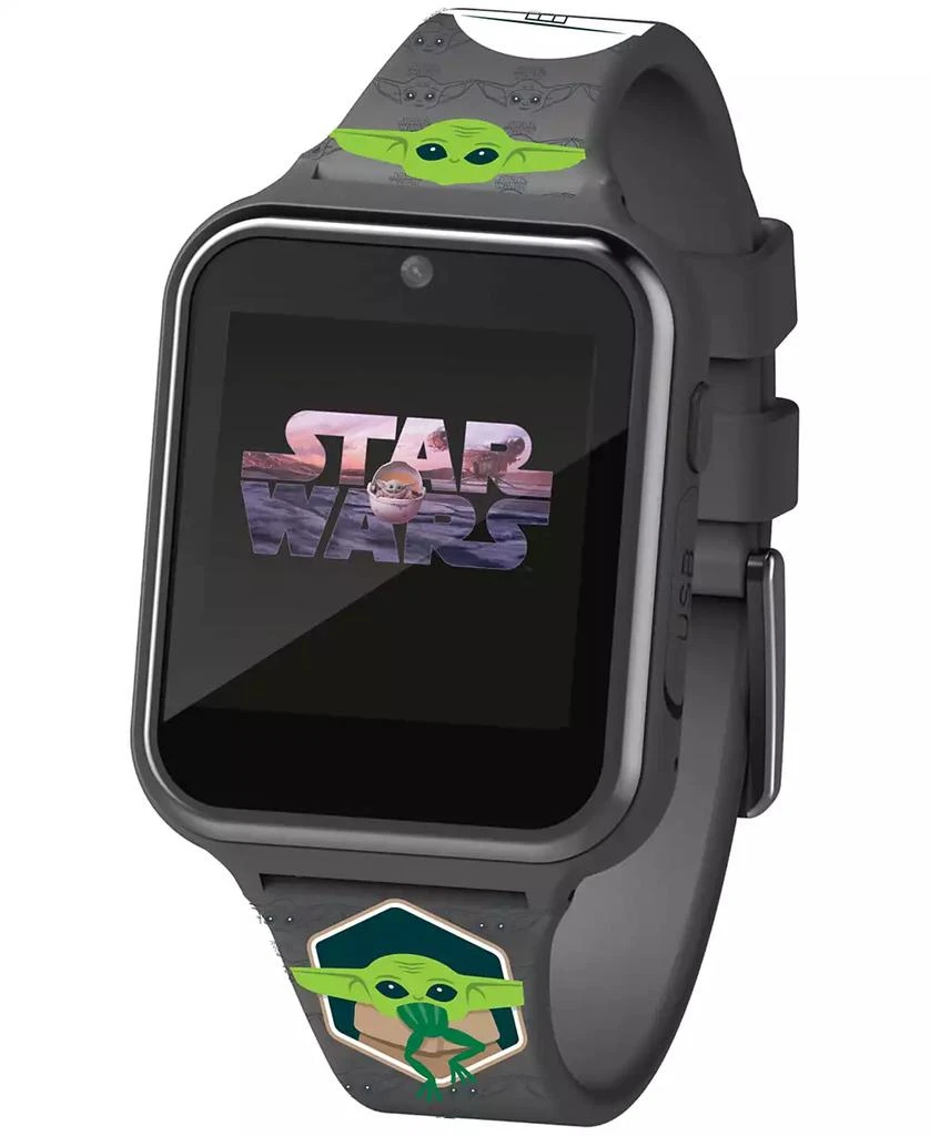 Accutime Kid's Star Wars Baby Yoda Gray Silicone Strap Smart Watch 46x41mm 4