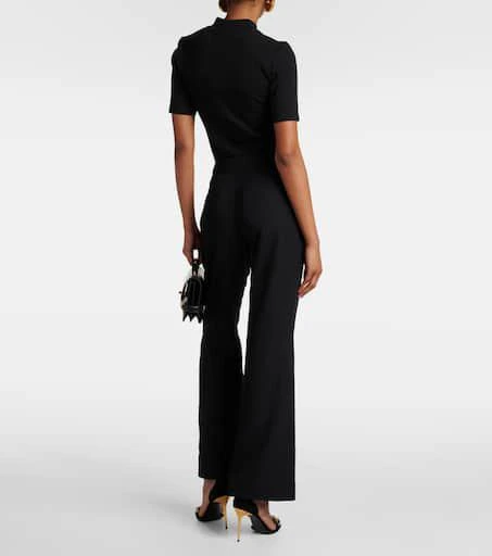 Balmain Virgin wool flared pants 3