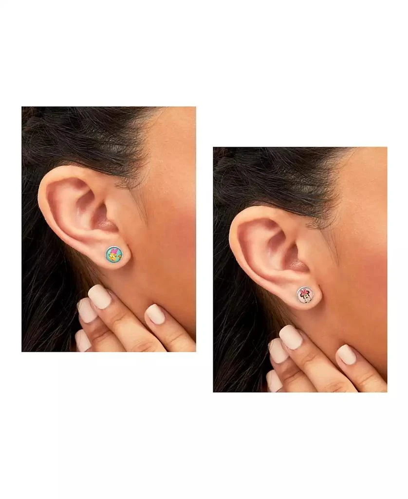 Disney Mickey, Minnie Mouse & Friends Stud Earrings Pack of 16 Pairs - Officially Licensed Disney Earrings for Daily Wear 3