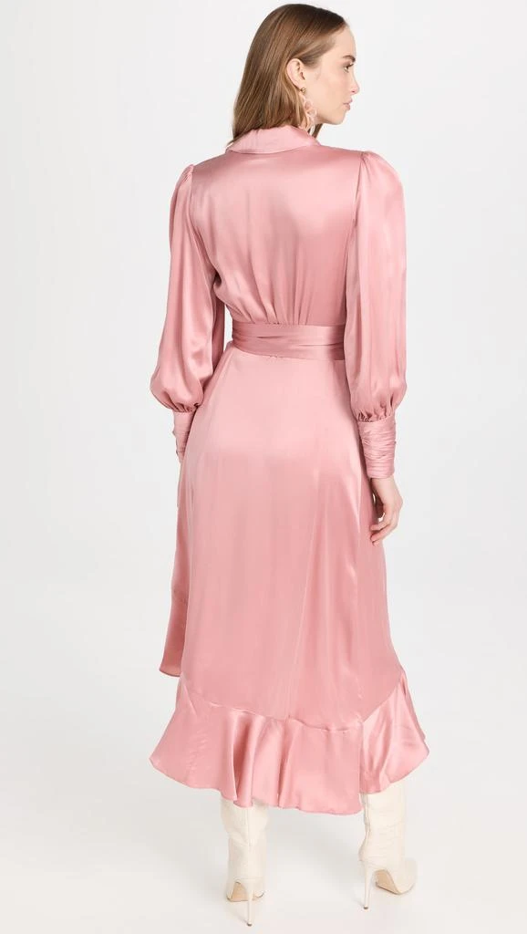 Zimmermann Silk Wrap Midi Dress 2