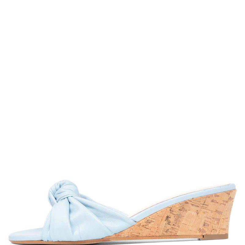 Patricia Green Savannah Knotted Bow Cork Wedge