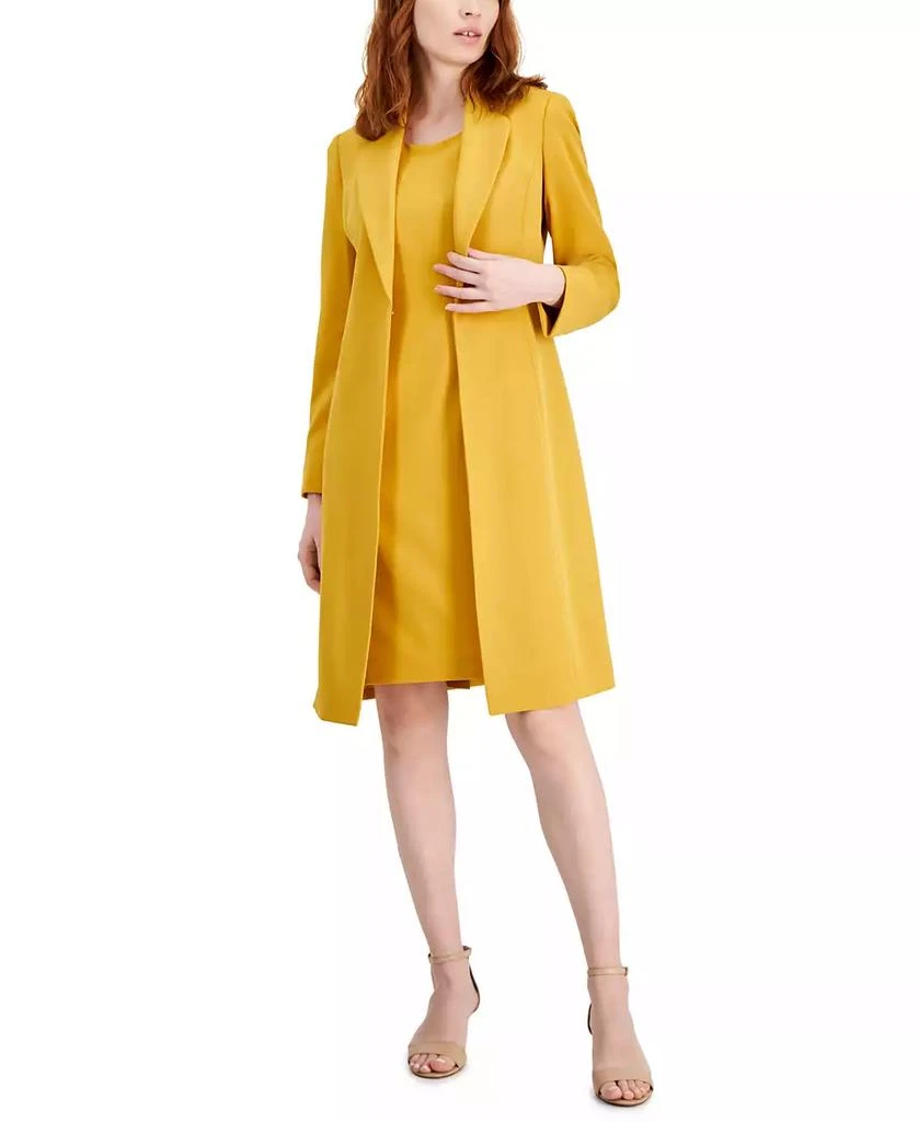 Women's Crepe Topper Jacket & Sheath Dress Suit Set, Regular and Petite  Sizes  On Sale Now with Up to 67% Off | Discover Exclusive Deals & Savings  at BeyondStyle  Authentic