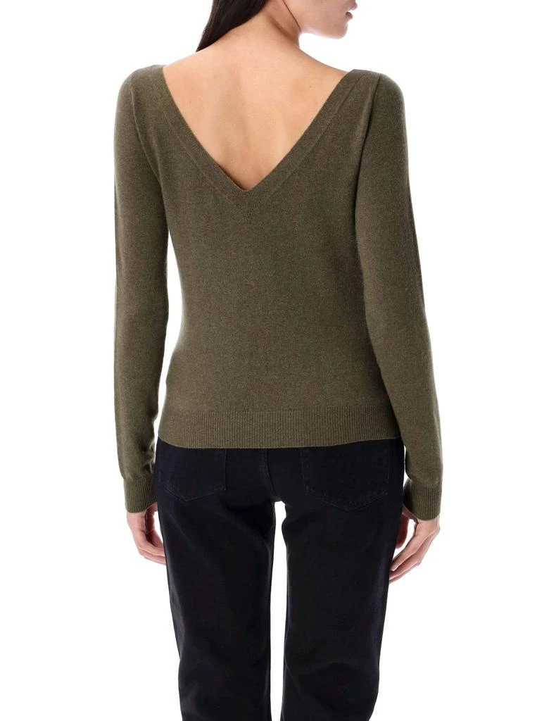 Yves Saint Laurent Saint Laurent V-Neck Long-Sleeved Jumper 2