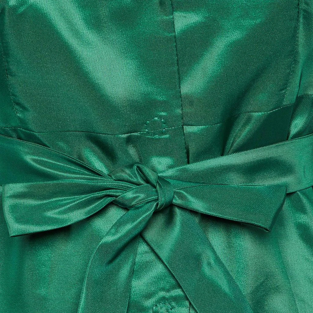 green emerald velvet dress PRADA Size 10 Green Silk Long Sleeve Dress Top – Sui Generis Designer  Consignment main image 1