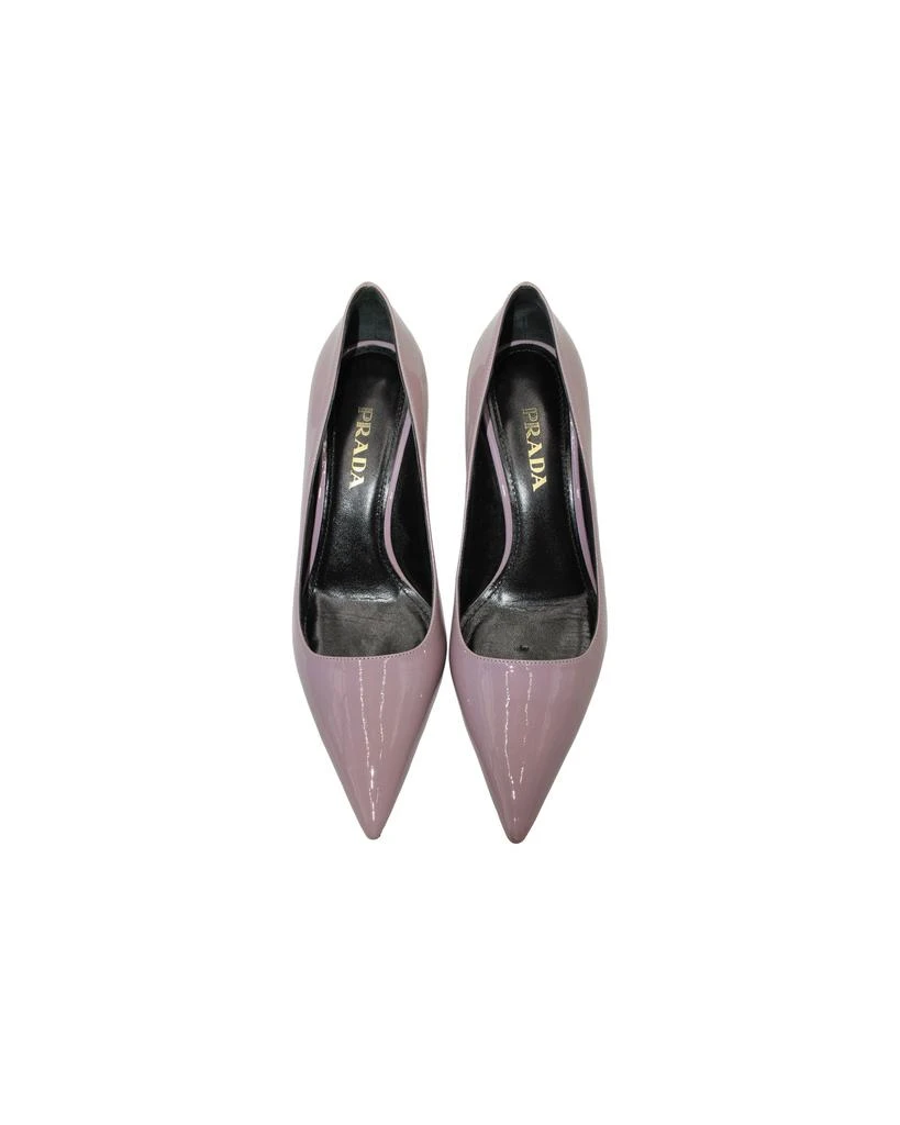 Prada Pointed Toe Pumps in Purple Patent Leather 6