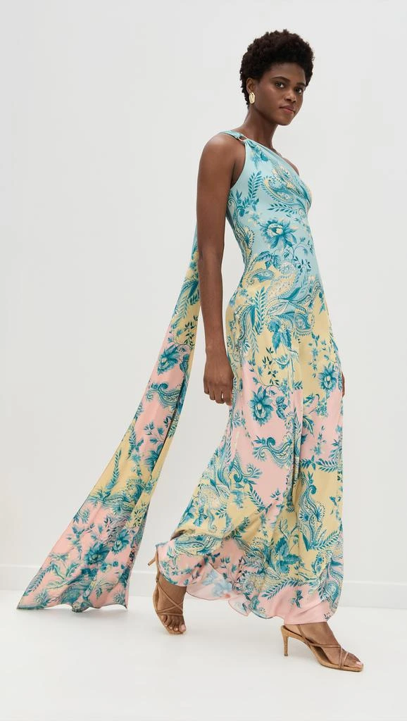 Hemant and Nandita One Shoulder Long Dress 4