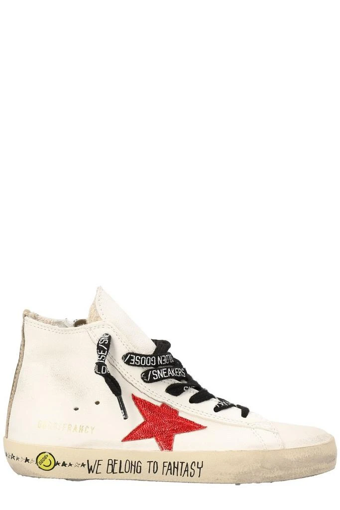 Golden Goose Kids Golden Goose Kids Star Patch Lace-Up Sneakers 1