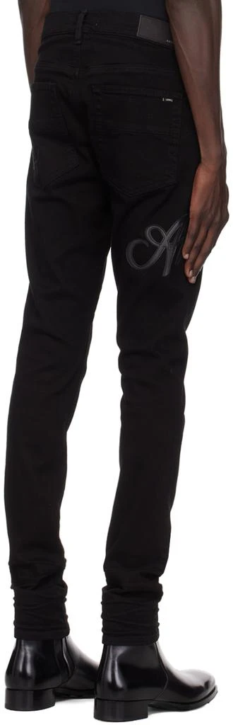 AMIRI Black 'Amiri' Script Logo Jeans 3