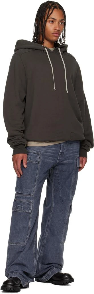 Rick Owens Blue Concordians Double Cargo Jeans 4