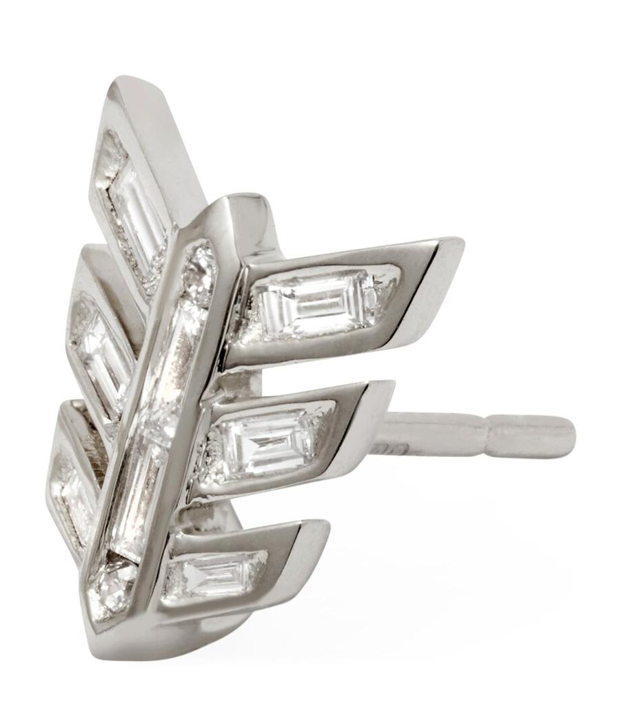 Annoushka White Gold and Diamond Flight Stud Earrings