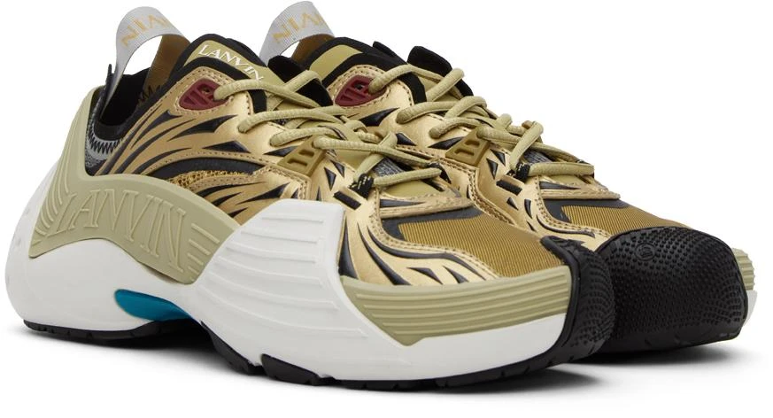 Lanvin Gold Flash-X Sneakers 4