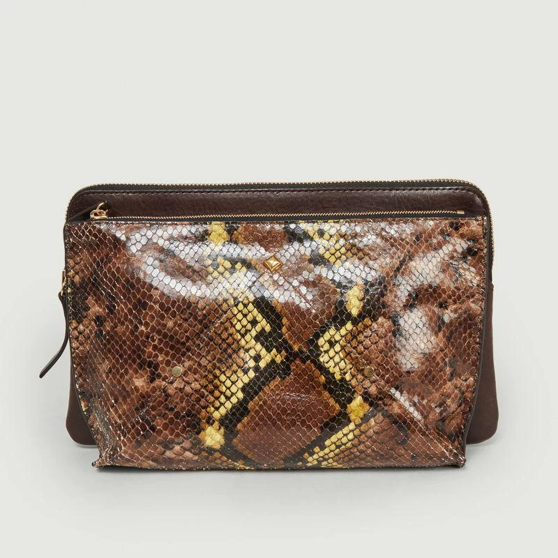 Herbert Frère Soeur Le Deedee Duo Bag choco-sirte jaune HERBERT FRÈRE SOEUR 1