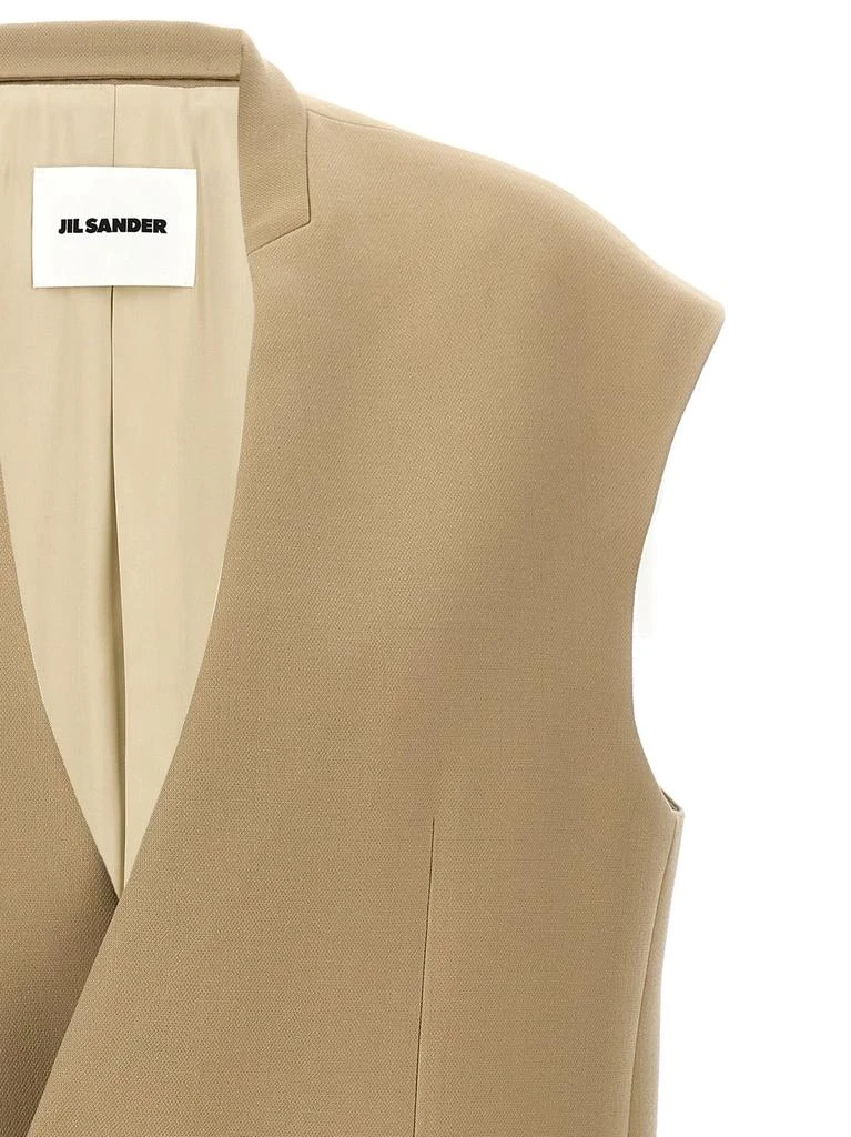 Jil Sander Jil Sander Oversized Tailored Vest 3