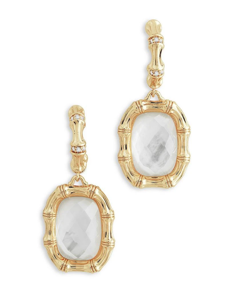 Anabel Aram Crystal Bamboo Drop Earrings 1