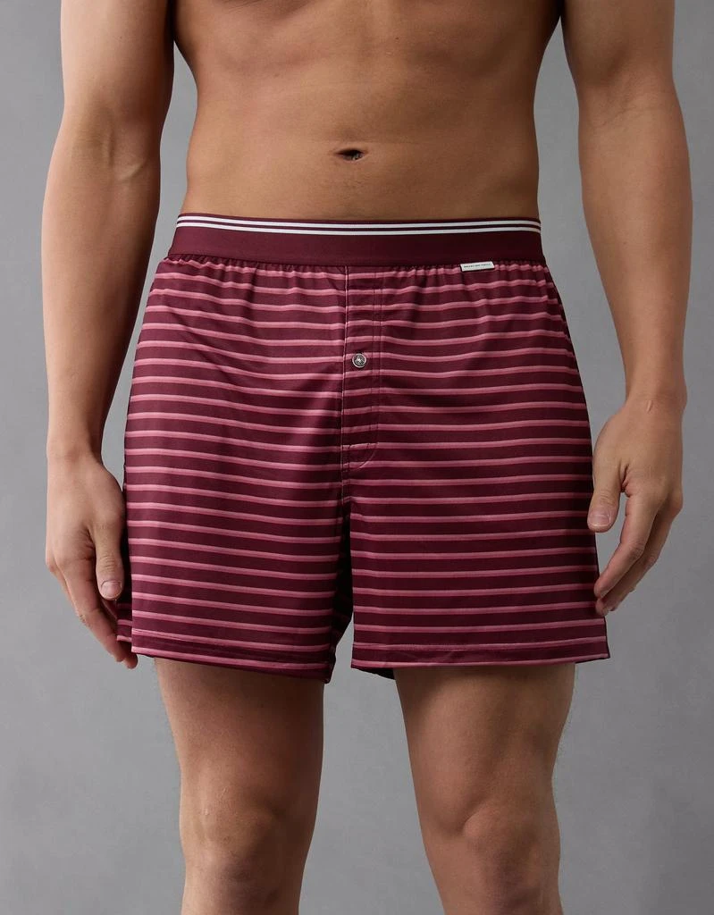 AE AEO Men's Striped Ultra Soft Pocket Boxer Short 1