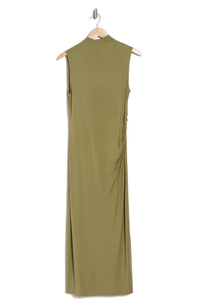 Vince Turtleneck Sleeveless Ruched Sweater Dress 3