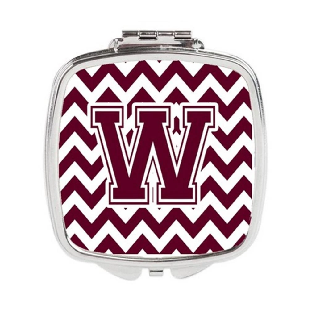 Carolines Treasures CJ1051-WSCM Letter W Chevron Maroon
White Compact Mirror, 3 x 0.3 x 2.75 in.