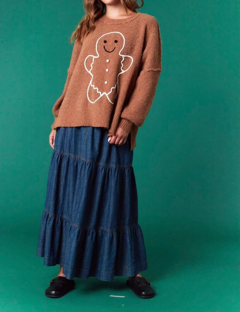 FANTASTIC FAWN Fantastic Fawn - Gingerbread Man Sweater 6
