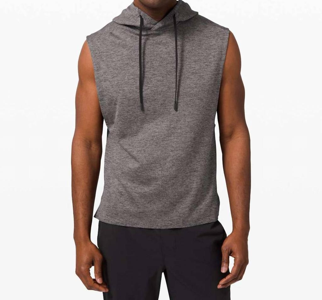 lululemon Breaking Bounds Sleeveless Hoodie In Graphite Grey