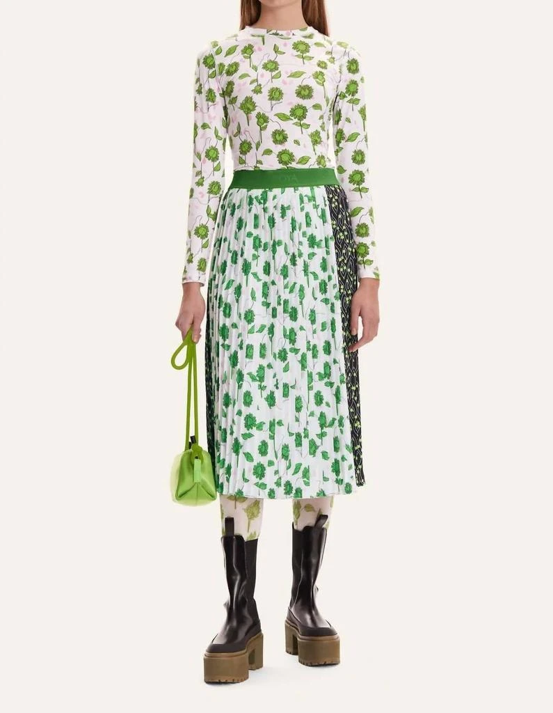 Stine Goya Juno Crewneck Top In Sunflower 1