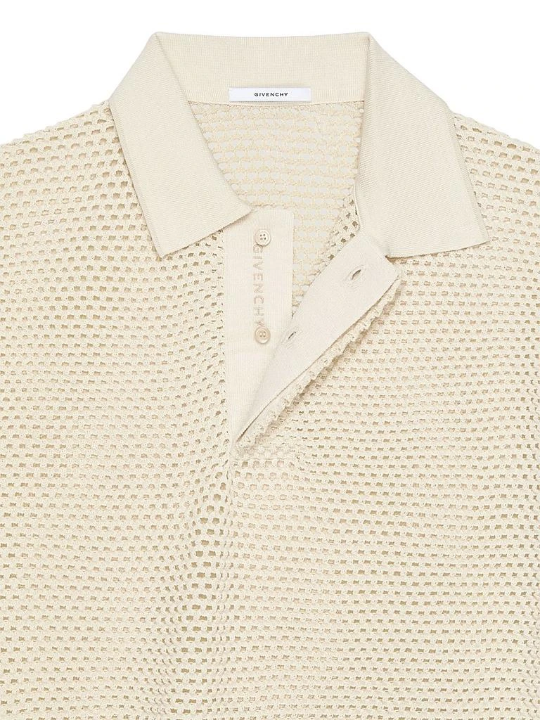 Givenchy Polo Shirt in Crochet 4