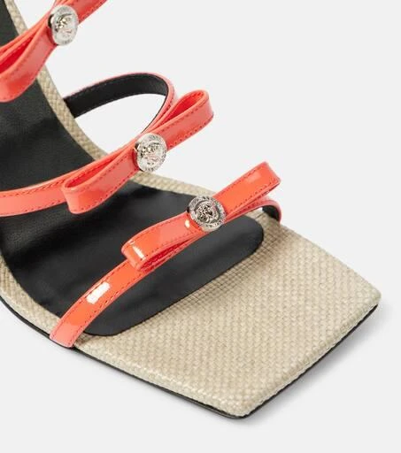 Versace Gianni Ribbon 95 leather sandals 6