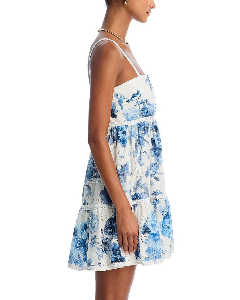 Alice + Olivia Fallon Square Neck Babydoll Dress 5