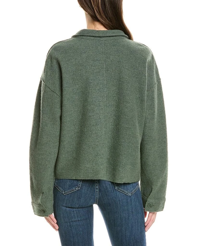 Eileen Fisher EILEEN FISHER Classic Collar Wool Jacket 2