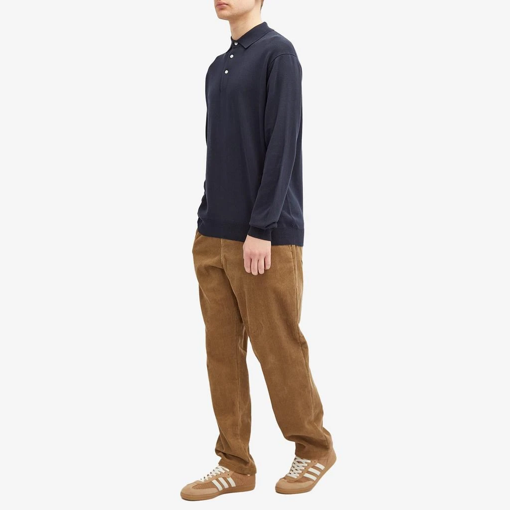 BEAMS PLUS Beams Plus 12g Knit Long Sleeve Polo 4