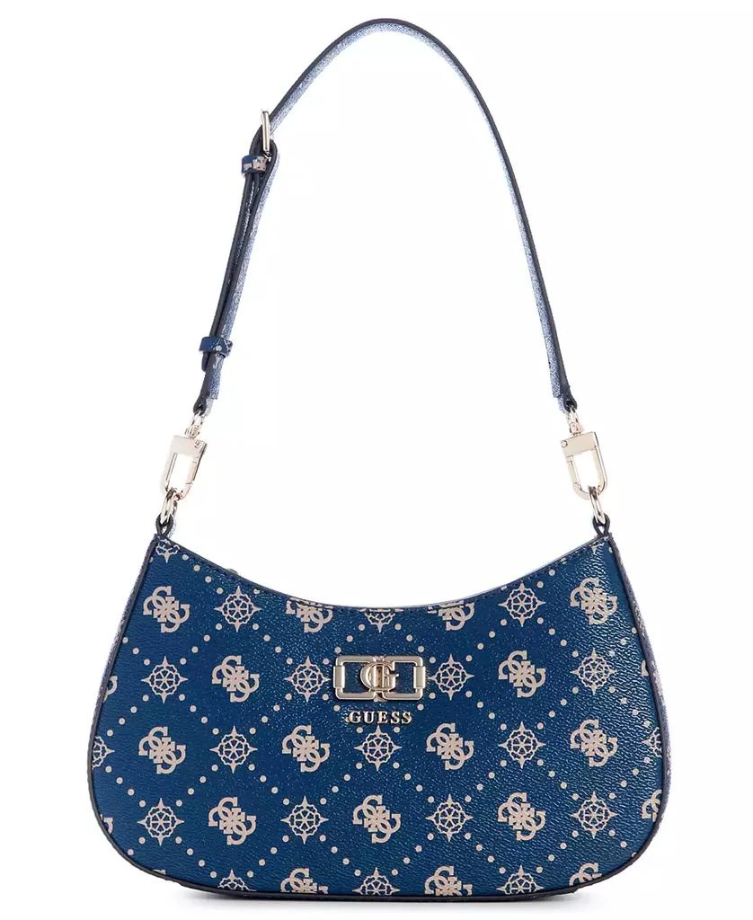 GUESS Emelie Logo Top Zip Small Shoulder Bag