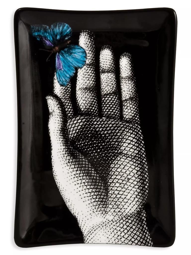 FORNASETTI Posacenere Vaschetta Rettangolare Ashtray