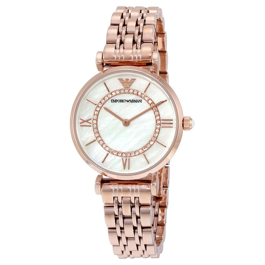 Emporio Armani Classic Mother of Pearl Dial Ladies Watch AR1909 1