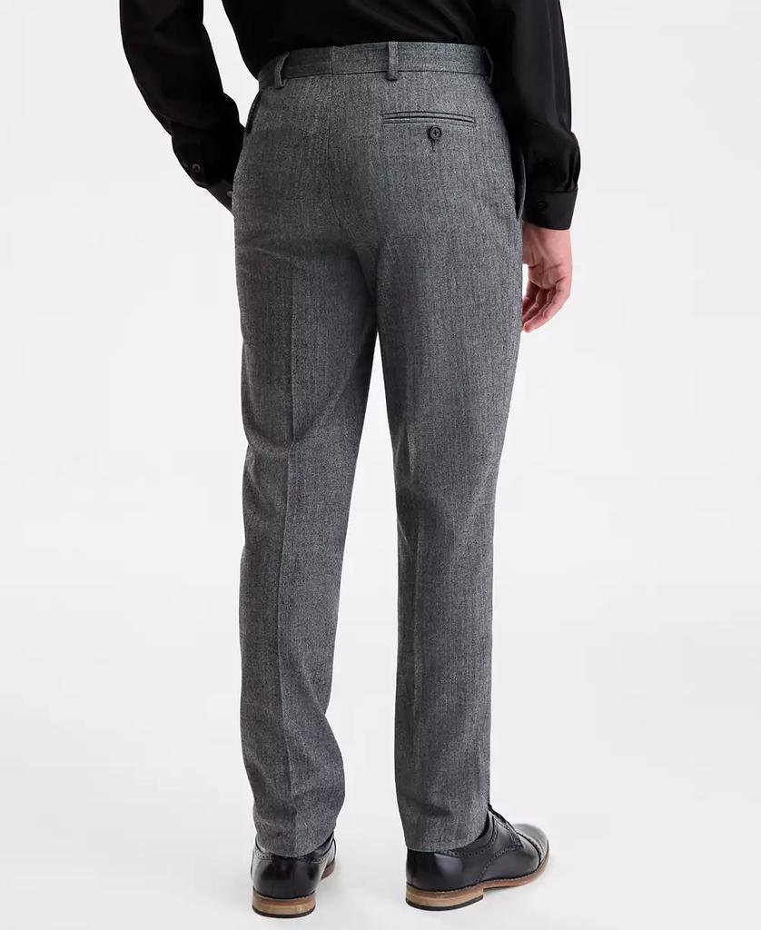 B By Brooks Brothers Boys 8-20 Gray Flannel Herringbone Classic Pants