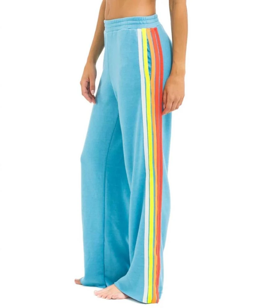 AVIATOR NATION Aviator Nation - Five Stripe Wide Leg Pocket Sweatpants 2