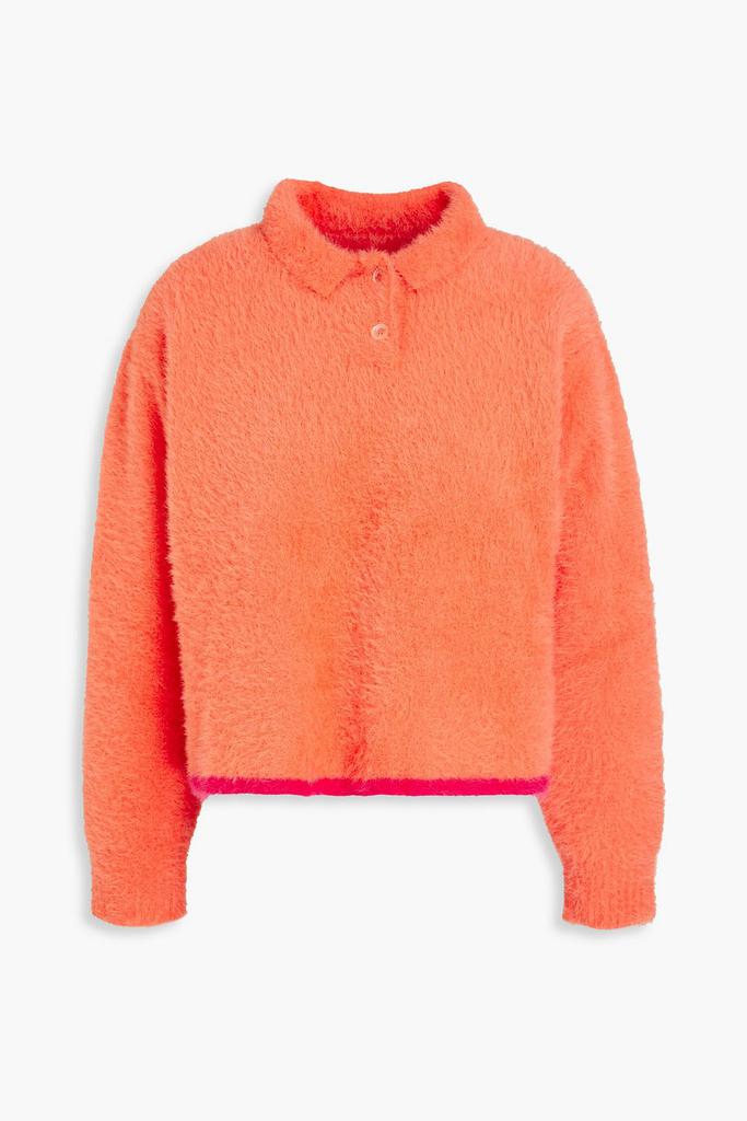 Jacquemus Orange 'Le Polo Neve' Long Sleeve Polo - Tops Jacquemus Orange 'Le Polo Neve' Long Sleeve Polo - Tops