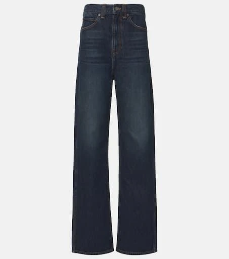 Khaite Bonnie high-rise wide-leg jeans 1